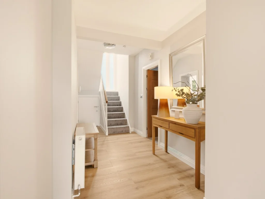 Welcoming entrance hallway offering a bright and stylish first impression