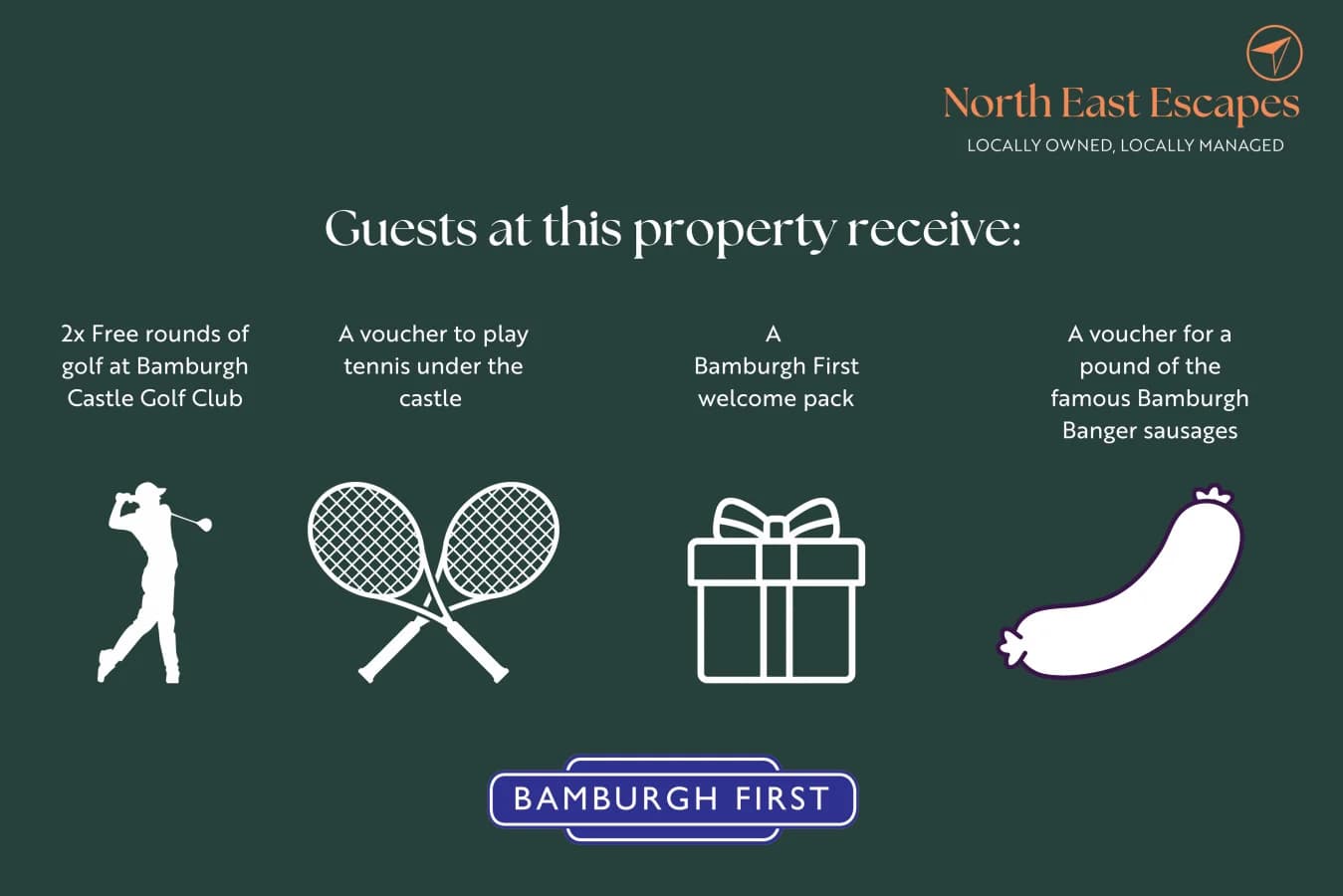 Bamburgh First guest benefits information