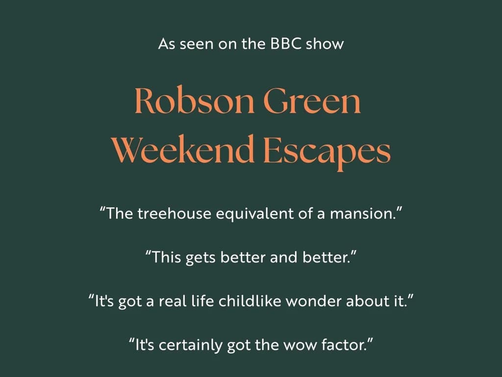 Drum Barn featured on the BBC show Robson Green Weekend Escapes