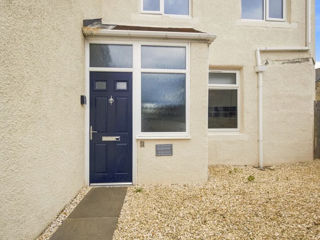 Exterior view of Kilrenny with private entrance and front garden.