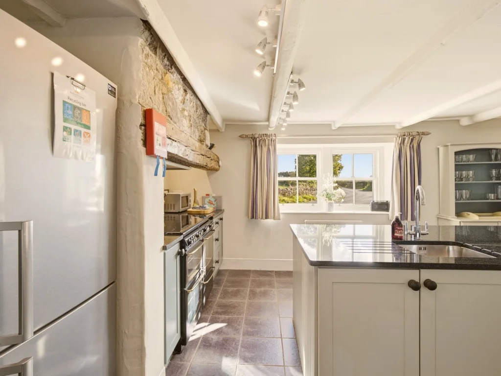 Kitchen and dining area with a range cooker and traditional features