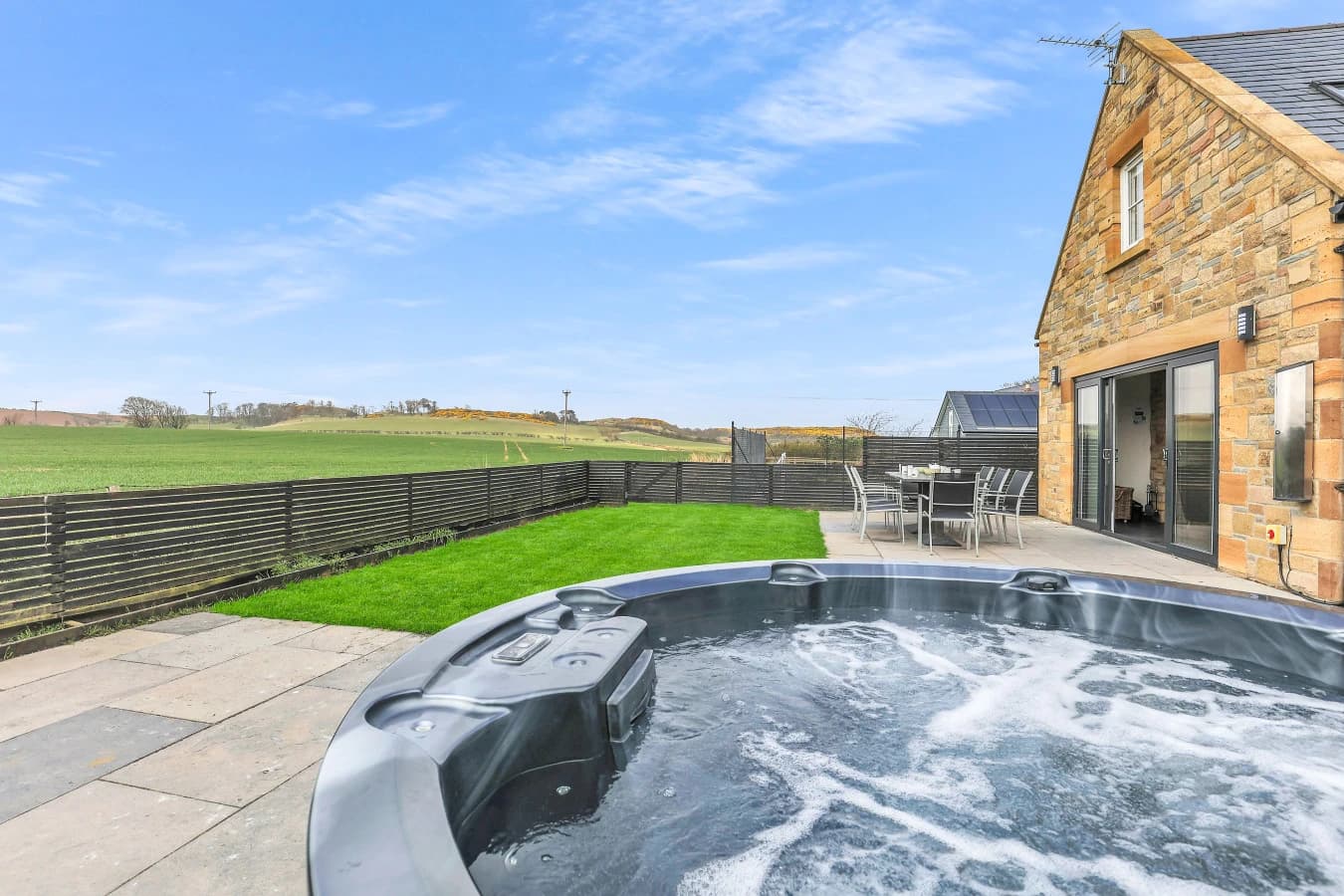 Hot Tubs on Most Properties