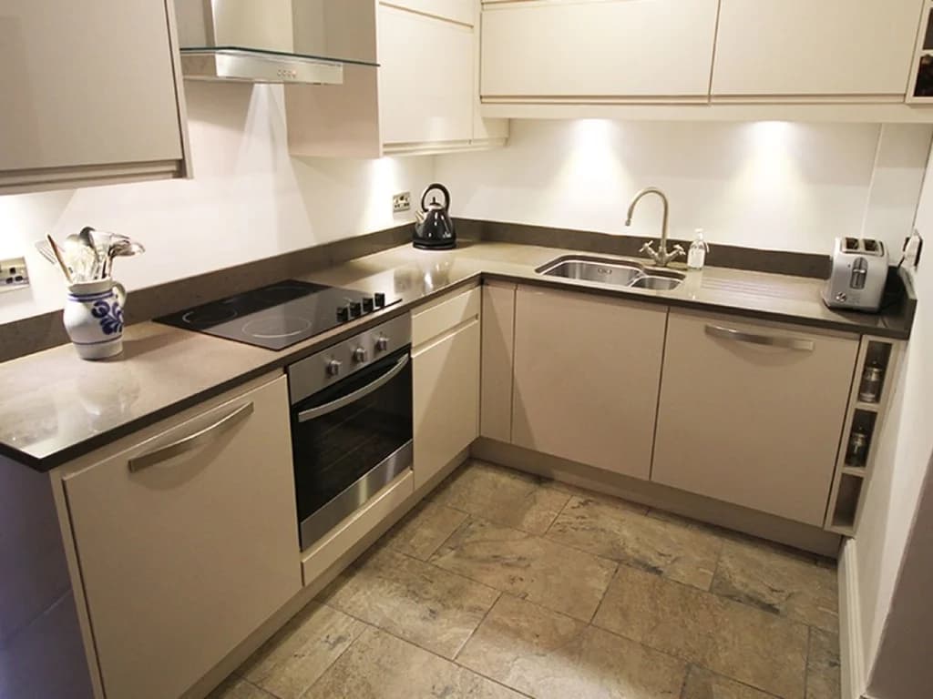 Modern fully equipped kitchen for easy self-catering stays.